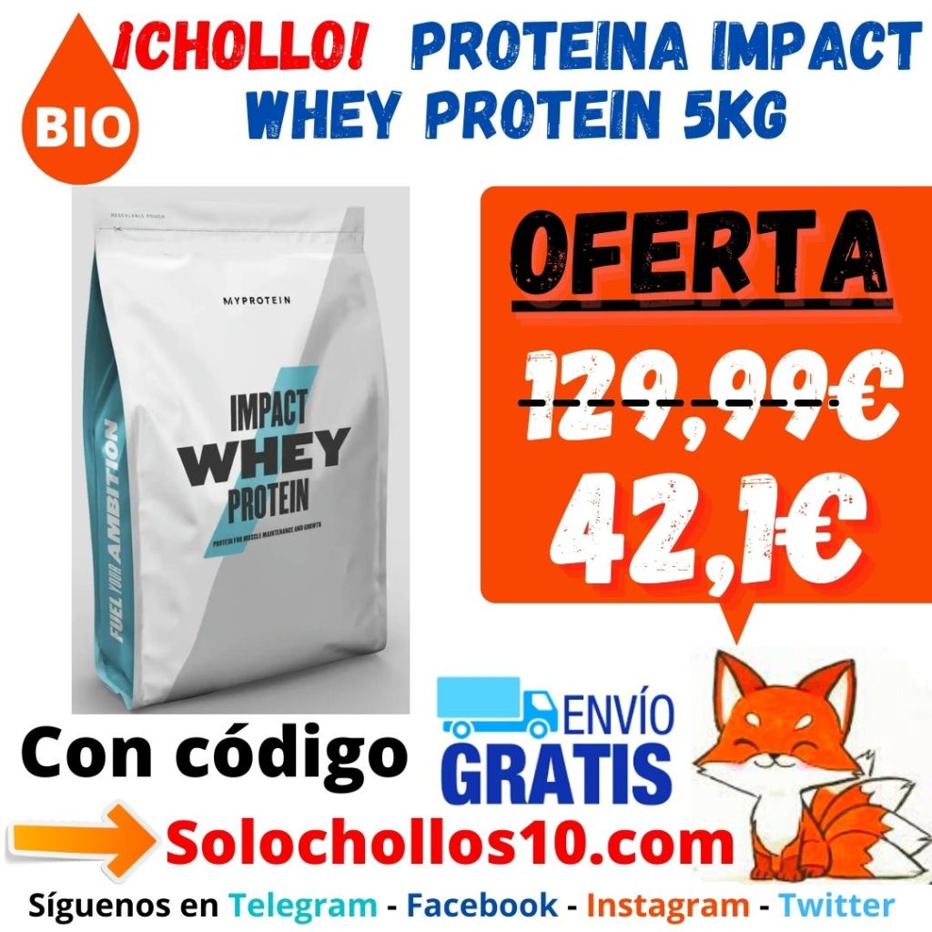 rebajas Impact Whey Protein 5kg